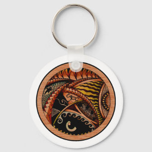 Holztattoo Schlüsselanhänger