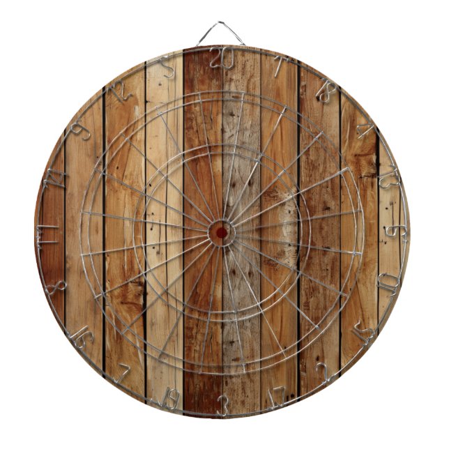 Holztexturdartboard Dartscheibe (vorne)