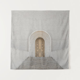 HOLZTÜR WANDTEPPICH