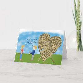 HolzValentine - unbedruckte Innenseite (nach Kunde Feiertagskarte