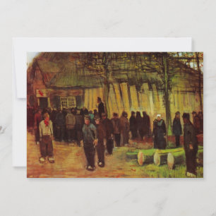 Holzverkauf von Vincent van Gogh Einladung