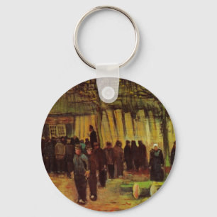 Holzverkauf von Vincent van Gogh Schlüsselanhänger