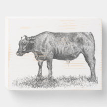 Holzwand Art Rustikale Kuh