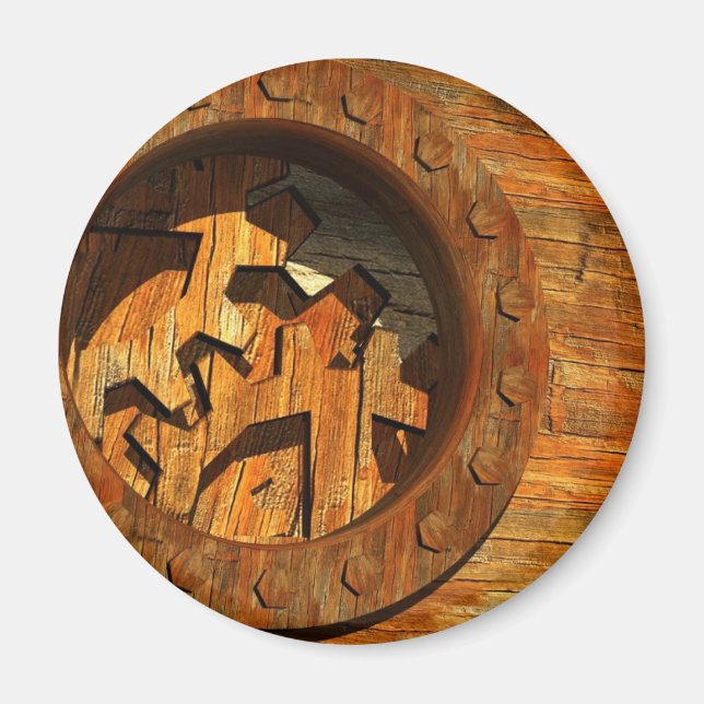 Holzwerk Magnet (Vorne)