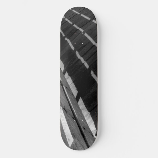 Holzzaun Skateboard (Vorderseite)