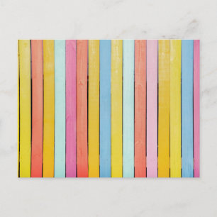 Holzzaunlatten Postkarte