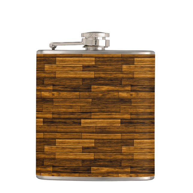 Holzziegeln Textur Flachmann (Vorderseite)