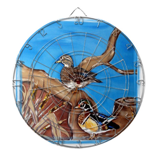 HOLZZÜGE DARTSCHEIBE (vorne)