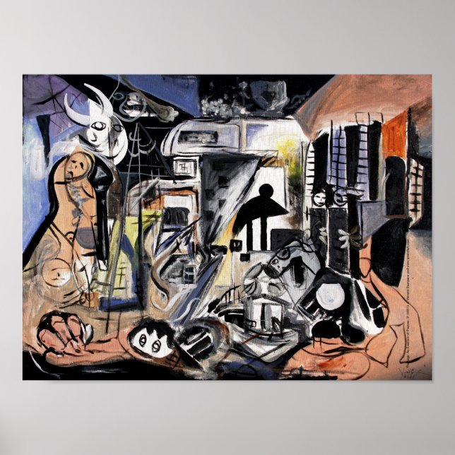 Homage Cubism POSTER / DESIGN par VinnyFish (Devant)