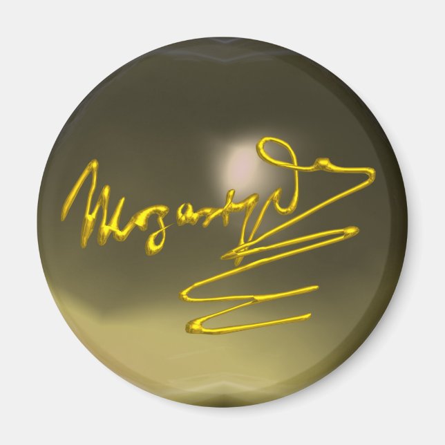 HOMAGE TO MOZART, grau agieren Magnet (Vorne)