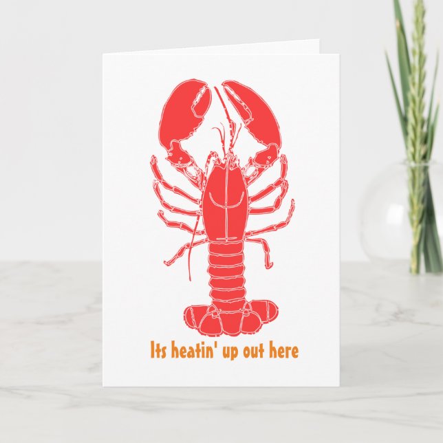 HOMARD ! ! ! Carte de voeux vierge (Devant)