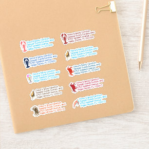Homard Crabes Sea Life Retour Adresse Stickers