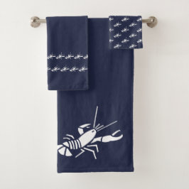 Homard Océan Bleu & blanc côtier déco