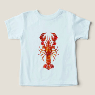 Homard polygonal rouge