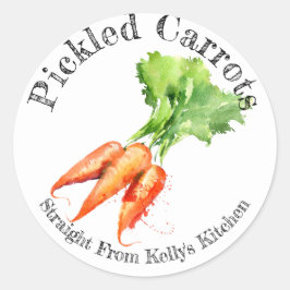 Home Canning Business Pickcarts Étiquette alimenta