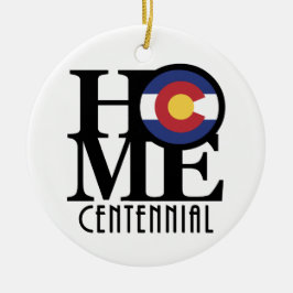 HOME Centennial Colorado Keramik Ornament