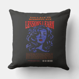 HOME DECOR MANIPULATE LESSONS LEARN THROW PILLOW  KISSEN
