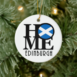 HOME Edinburgh Scotland Keramik Ornament