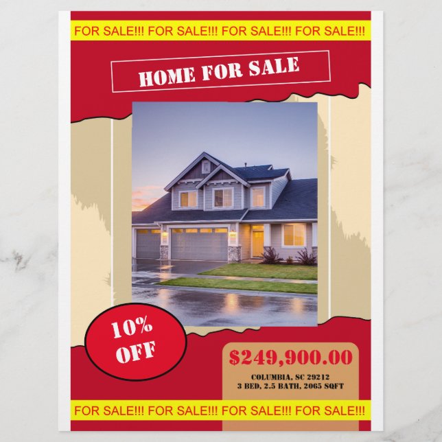 Home for sale flyer poster (Vorne)