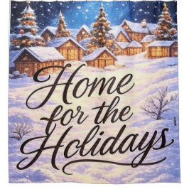 'Home for the Holidays' Duschvorhang