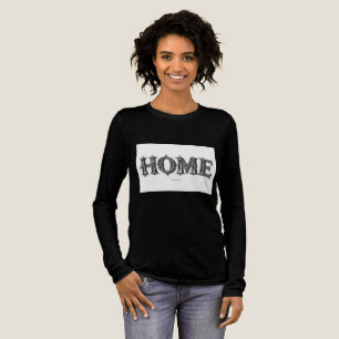 HOME Gotische Kathedralenarchitektur Langarm-T-Shi Tri-Blend Shirt