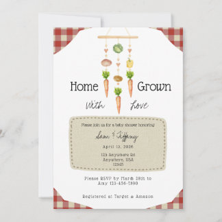 Home Grown With Love Einladung