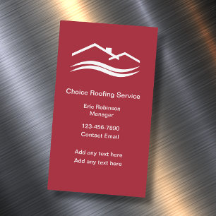 Home Handyman Construction Cartes de visite magnét