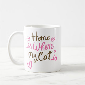 Home is where my cat is 1 kaffeetasse