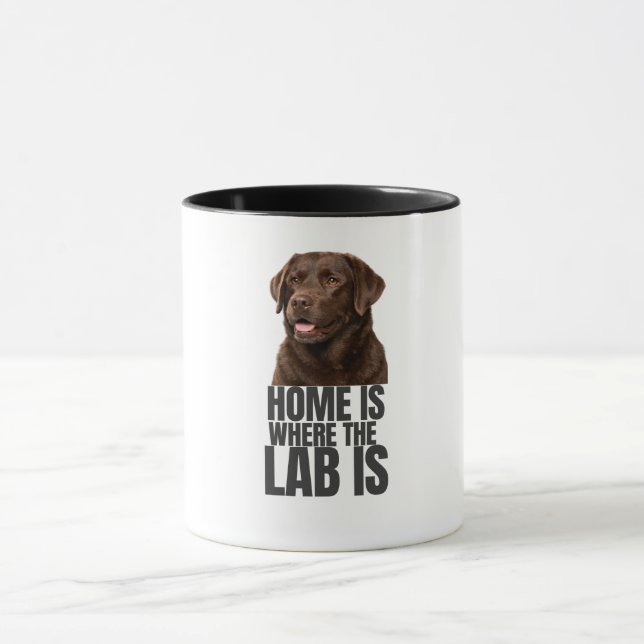Home is Where the Lab is Coffee Mug Tasse (Zentrum)