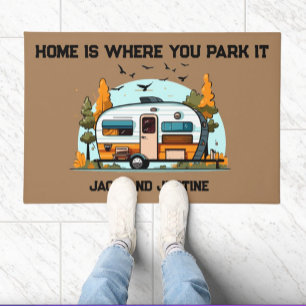 Home Is Where You Park It Fußmatte