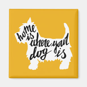 Home Is Where Your Dog Magnet