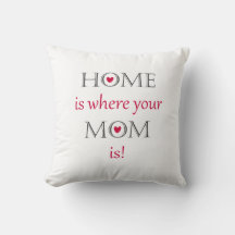 Home Is Where Your Mom Is Individuelle Kissenhülle