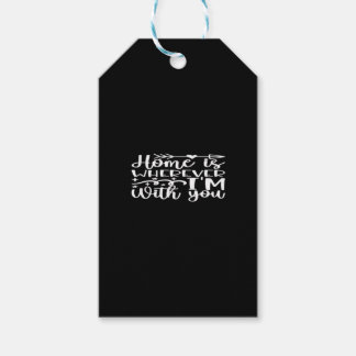 Home Is Wherever Im With You Timeless Love Design Geschenkanhänger