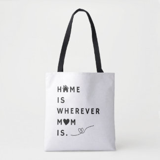 Home Is Wherever Mom Is – Gift For Mom Tasche