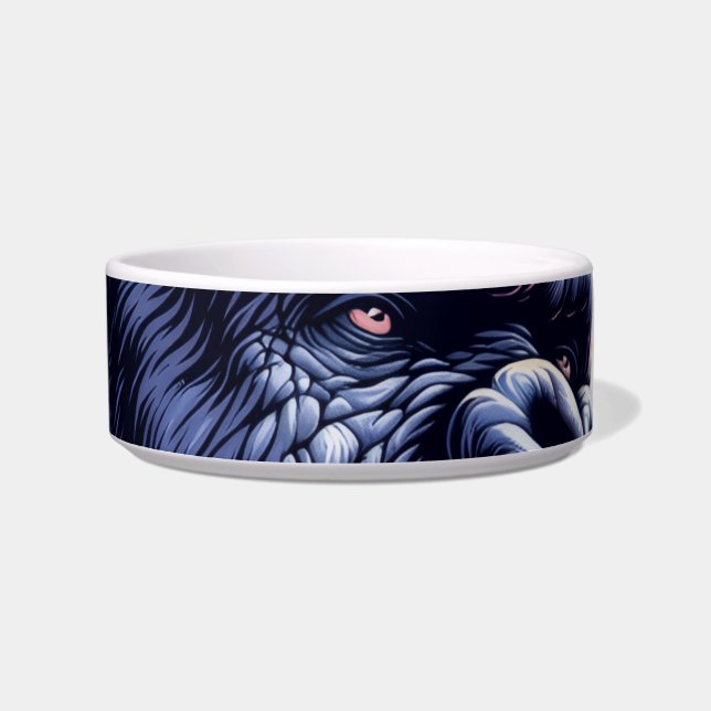 Home/Kitchen Angry Gorilla Lessons Learn Pet Bowl Napf (Vorderseite)