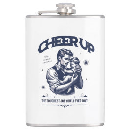 HOME/KÜCHE DADDY CHEER UP VINYL WRAP FLASCHE  FLACHMANN