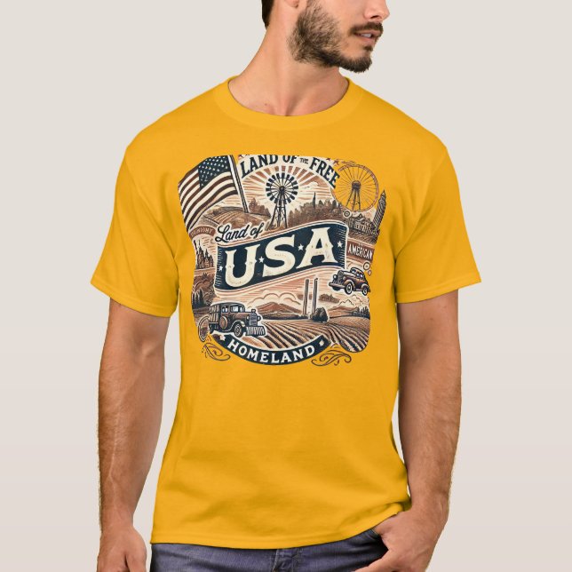 Home land America T-Shirt (Vorderseite)