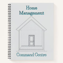 Home Management Command Center | Blueprint Binder Notizbuch
