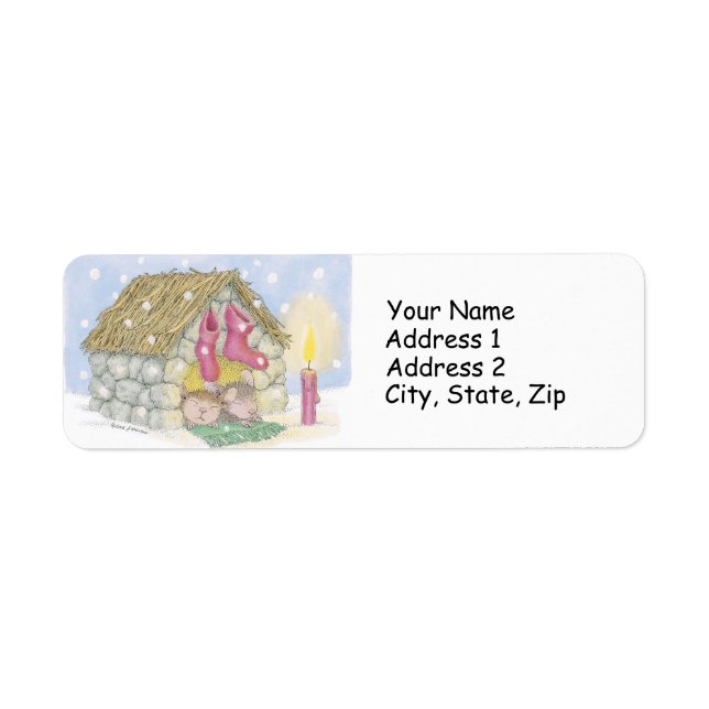Home-Mouse-Designs®-Adressetiketten (Vorne)