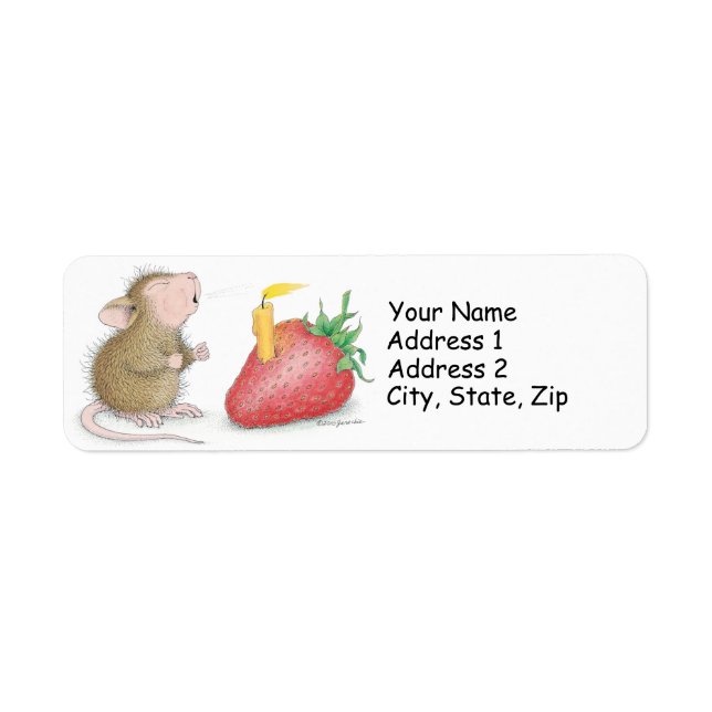 Home-Mouse-Designs®-Adressetiketten (Vorne)