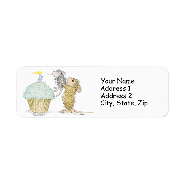 Home-Mouse-Designs®-Adressetiketten (Vorne)