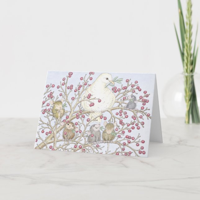 Home-Mouse-Designs®-Karte Feiertagskarte (Vorderseite)