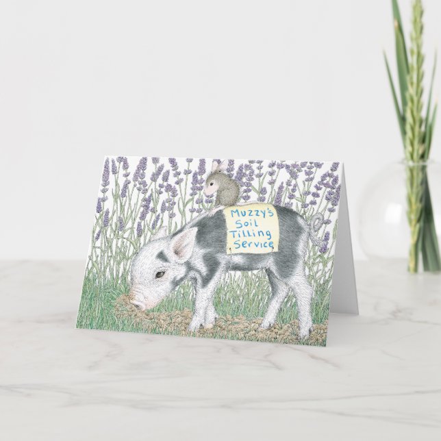 Home-Mouse-Designs®-Karte Karte (Vorderseite)