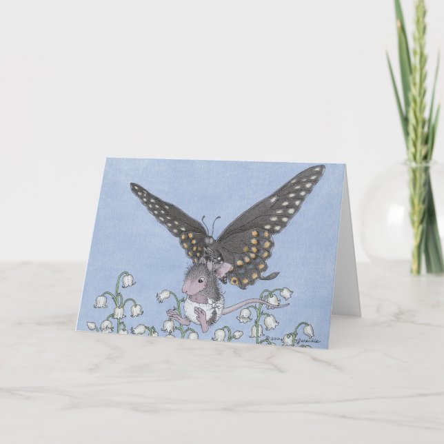 Home-Mouse Designs® - Neue Babykarten Ankündigung (Vorderseite)