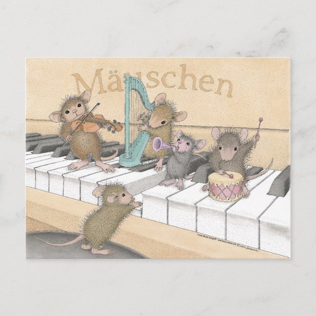 Home-Mouse-Designs® Postkarte (Vorderseite)