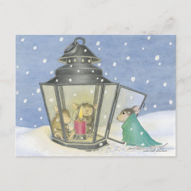 Home-Mouse-Designs® Postkarte (Vorderseite)