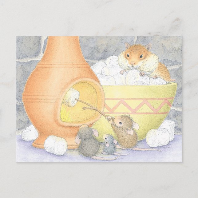 Home-Mouse-Designs® Postkarte (Vorderseite)