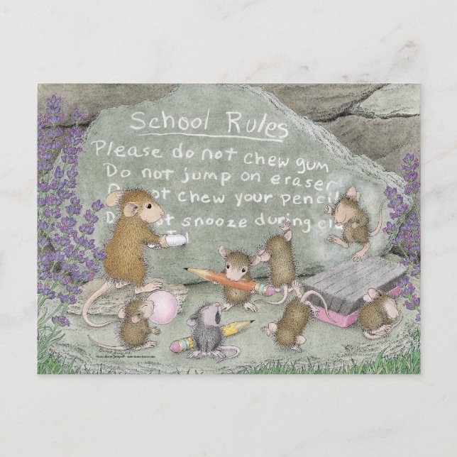 Home-Mouse-Designs® Postkarte (Vorderseite)