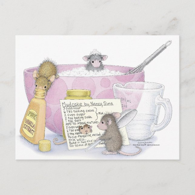 Home-Mouse-Designs® Postkarte (Vorderseite)