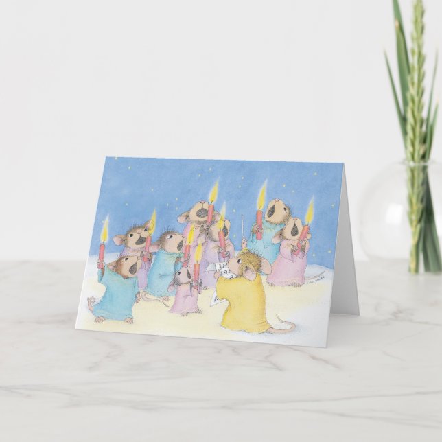 Home-Mouse Designs® - Weihnachtskarten Feiertagskarte (Vorderseite)